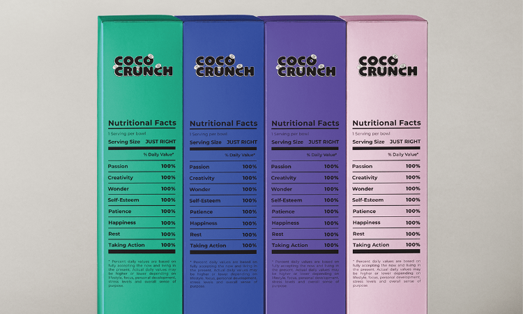 labels on cereal packaging